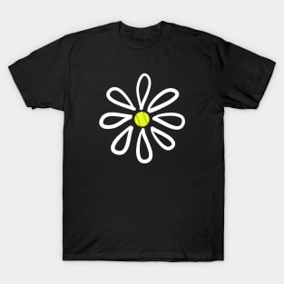 Softball shirts, Flower Daisy Softball center T-Shirt